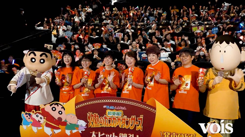 「クレヨンしんちゃん」カスカベ防衛隊の声優陣集結も…マサオくん一龍斎貞友にマイクトラブル