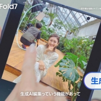 山田優「Samsung Galaxy Z Fold7」