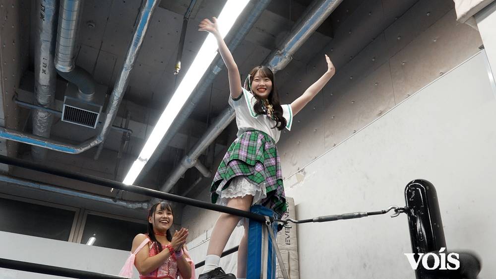 KLP48山根涼羽、東京女子プロレスの道場で公開練習　アプガプがレクチャー