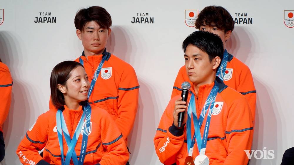 “りくりゅう”木原龍一「璃来ちゃんと最後まで走り抜くことが出来ました」帰国会見で感謝
