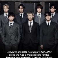 BTS、ニューアルバムがSpotifyグローバルチャート１位〜14位を独占