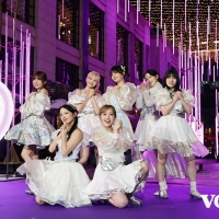 NTT ドコモ presents ”ナイトグラフィーイルミネーション by Galaxy with ME:I” 点灯式