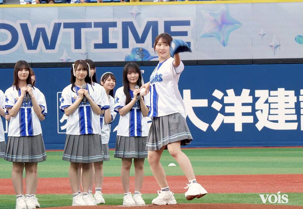 日向坂46藤嶌果歩、始球式でノーバン投球　デキは大満足の「460点」