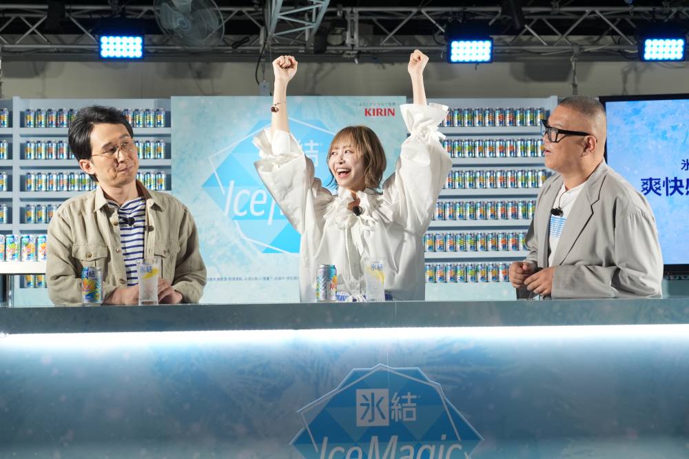 FRUITS ZIPPER・仲川瑠夏、注ぎ方が豪快　飲みた過ぎて「ヨダレが…」