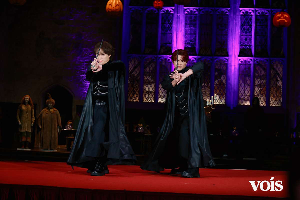 トラジャ吉澤閑也＆松倉海斗、本場ハリポタ“杖アクション”披露「いつか７人でデスイーターになりたい」